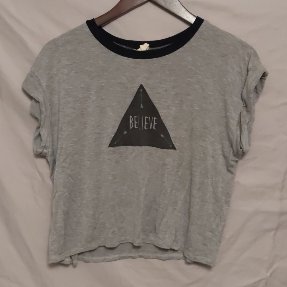 Wild-Blue Believe Crop Top